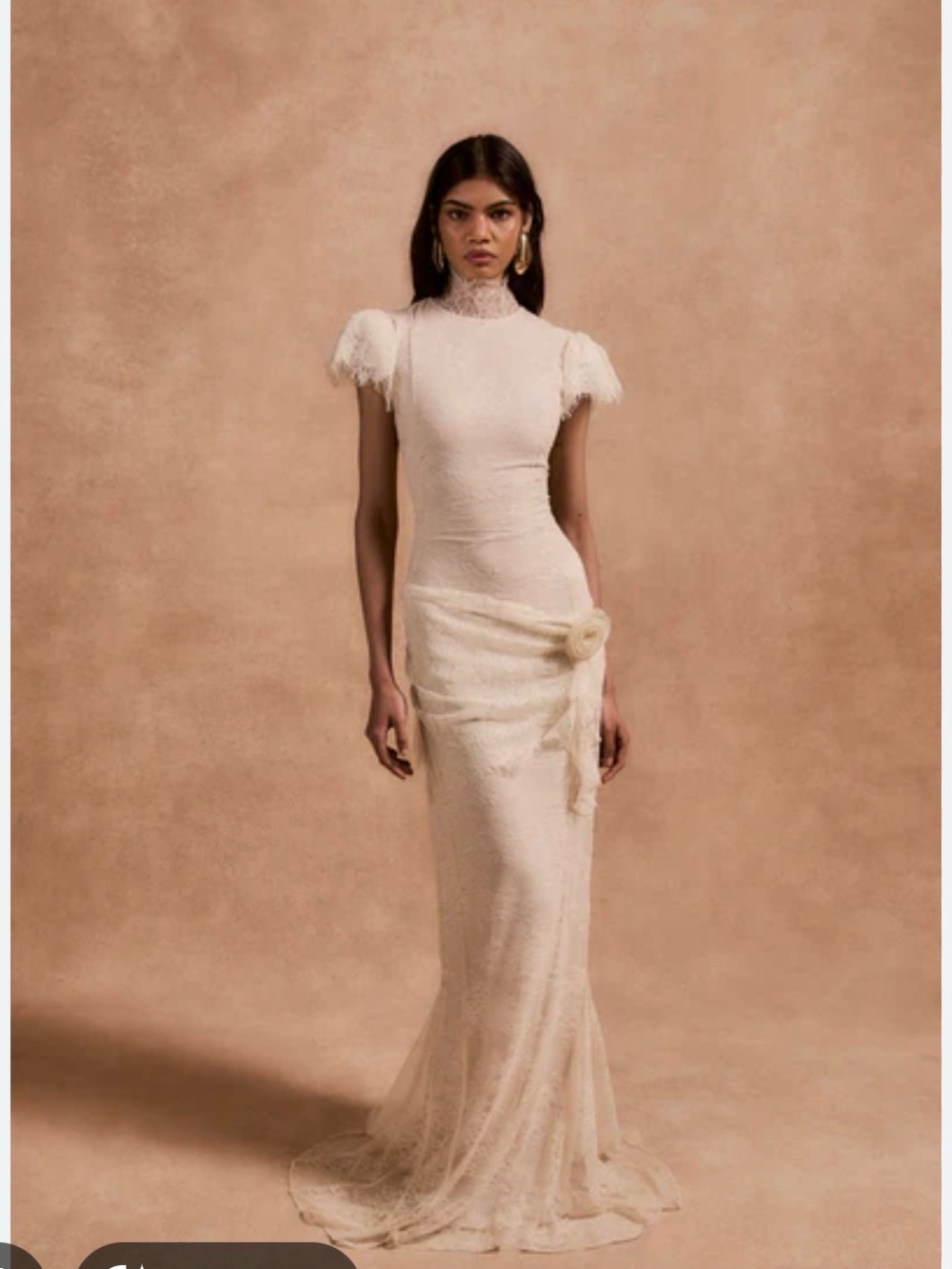 De La Vali SILENTIUM MAXI DRESS IN IVORY